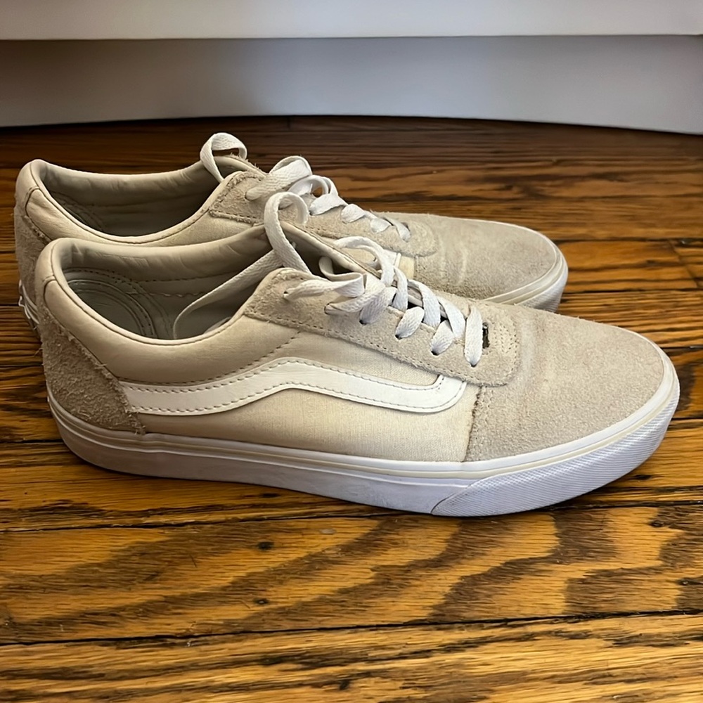 Van Old School Sneakers White/tan Size 9
